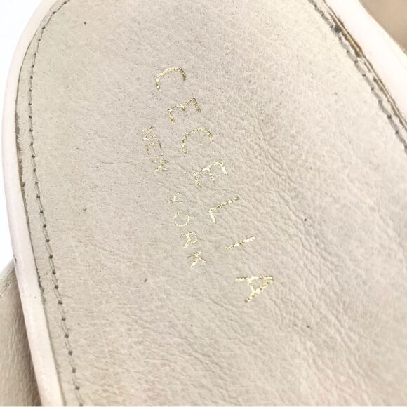 Cecelia New York LIMA Light Taupe Chunky Crisscross Platform Slide Sandals - Picture 13 of 14